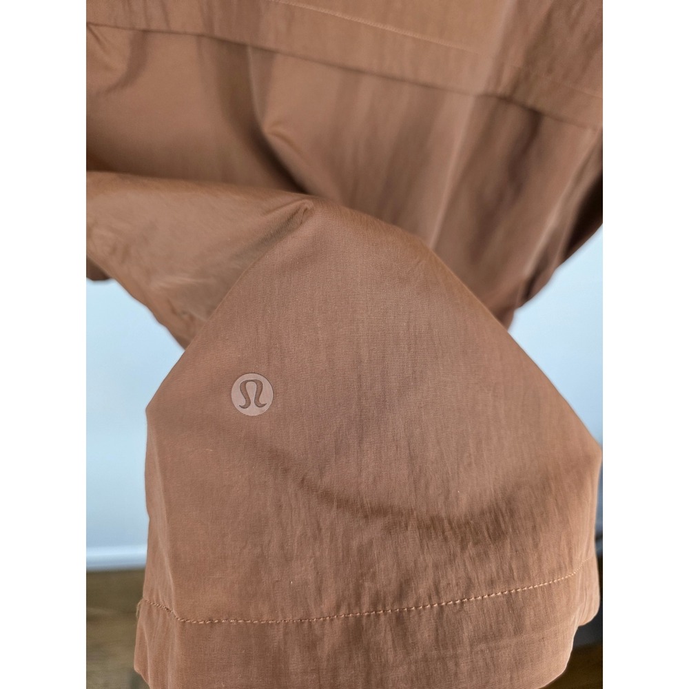 Lululemon Always Effortless Long Jacket Roasted Brown LW4BW9S Womens 6 - Picture 8 of 11